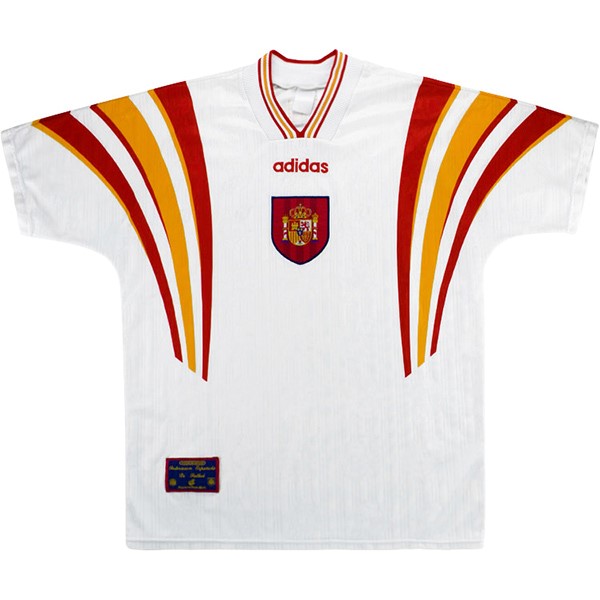 Tailandia Camiseta España 3rd Retro 1996 Blanco